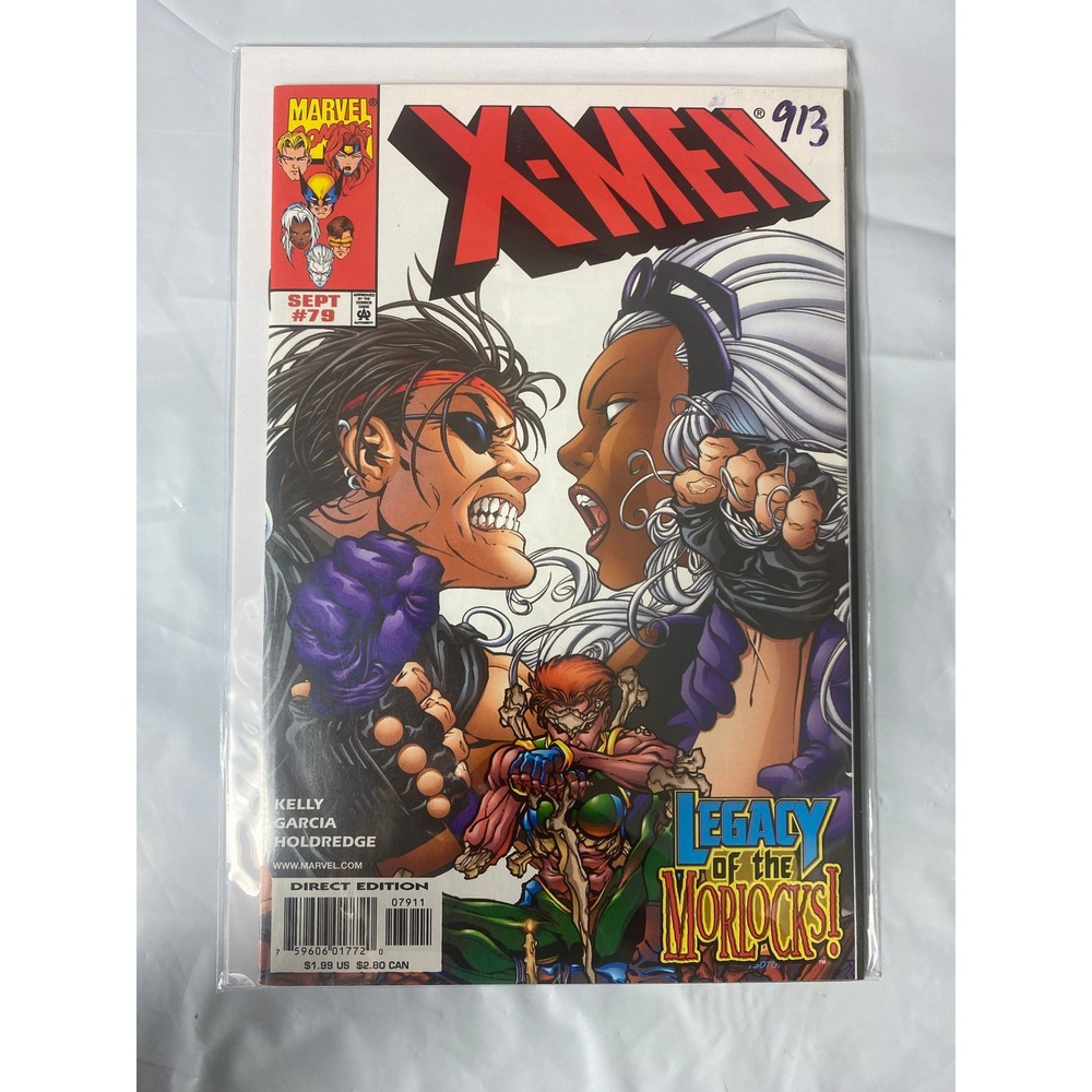 Marvel X-Men #79 Sept 1998 Legacy of the Morlocks Storm Marrow Comic Book
